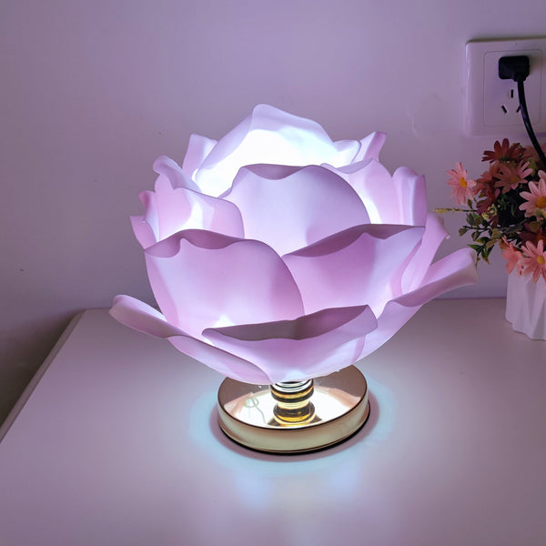 Lámpara de Mesa Rosa Grande — Decoración Romántica para Habitación - QueensalesOF