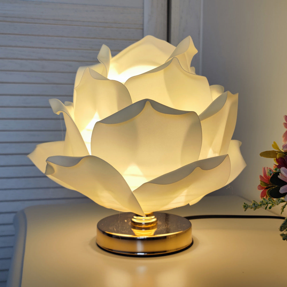 Lámpara de Mesa Rosa Grande — Decoración Romántica para Habitación - QueensalesOF