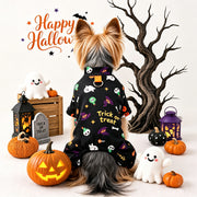 Pet Clothing for Dogs and Cats, Cute Halloween Floral Home Wear, Belly Cover Sleepwear - QueensalesOF