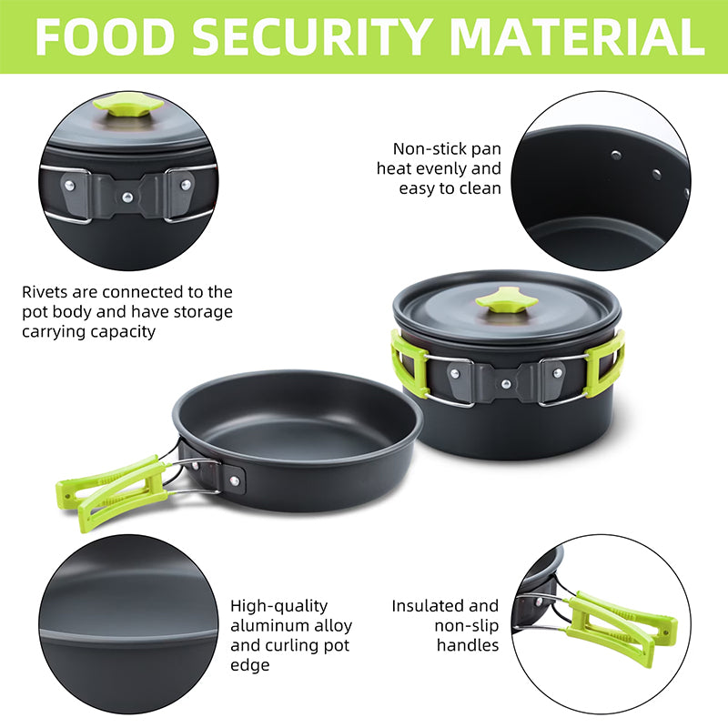 Kit de Cocina para Camping — Utensilios Portátiles y Ligeros - QueensalesOF