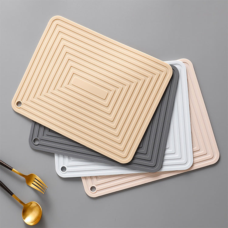 Large 29cm Silicone Pot Mat Square Thickeneded Insulation Mat Anti-Slip Corrugated Kitchen Table Casserole Mat Anti-Heat
