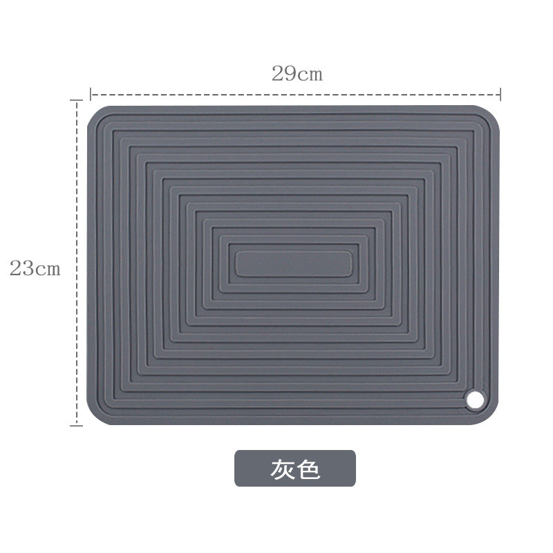 Large 29cm Silicone Pot Mat Square Thickeneded Insulation Mat Anti-Slip Corrugated Kitchen Table Casserole Mat Anti-Heat