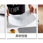 Large 29cm Silicone Pot Mat Square Thickeneded Insulation Mat Anti-Slip Corrugated Kitchen Table Casserole Mat Anti-Heat - QueensalesOF