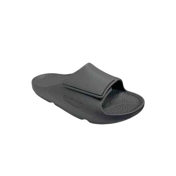 Sovella Men's PF Velcro Slide Dark Grey - QueensalesOF