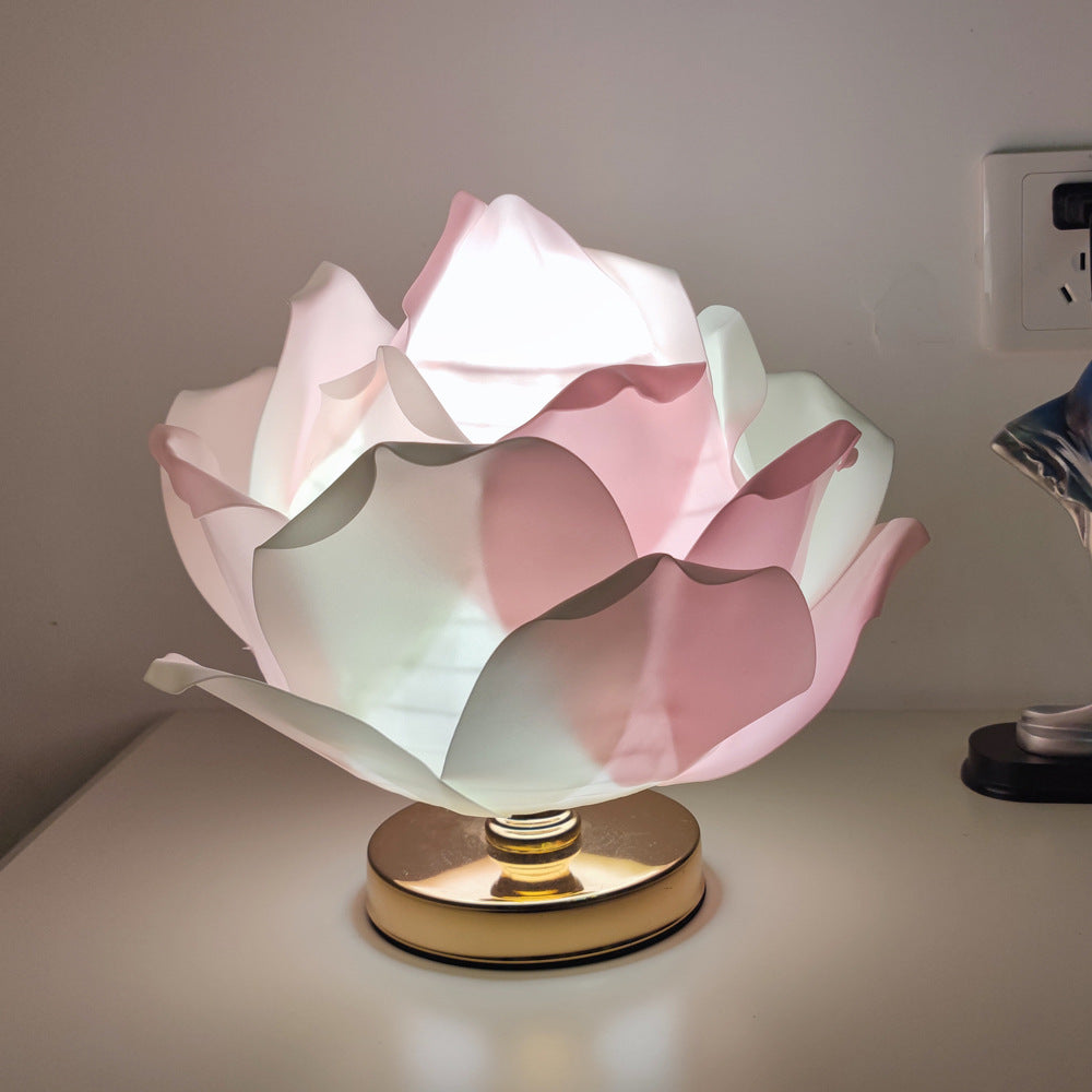 Lámpara de Mesa Rosa Grande — Decoración Romántica para Habitación - QueensalesOF