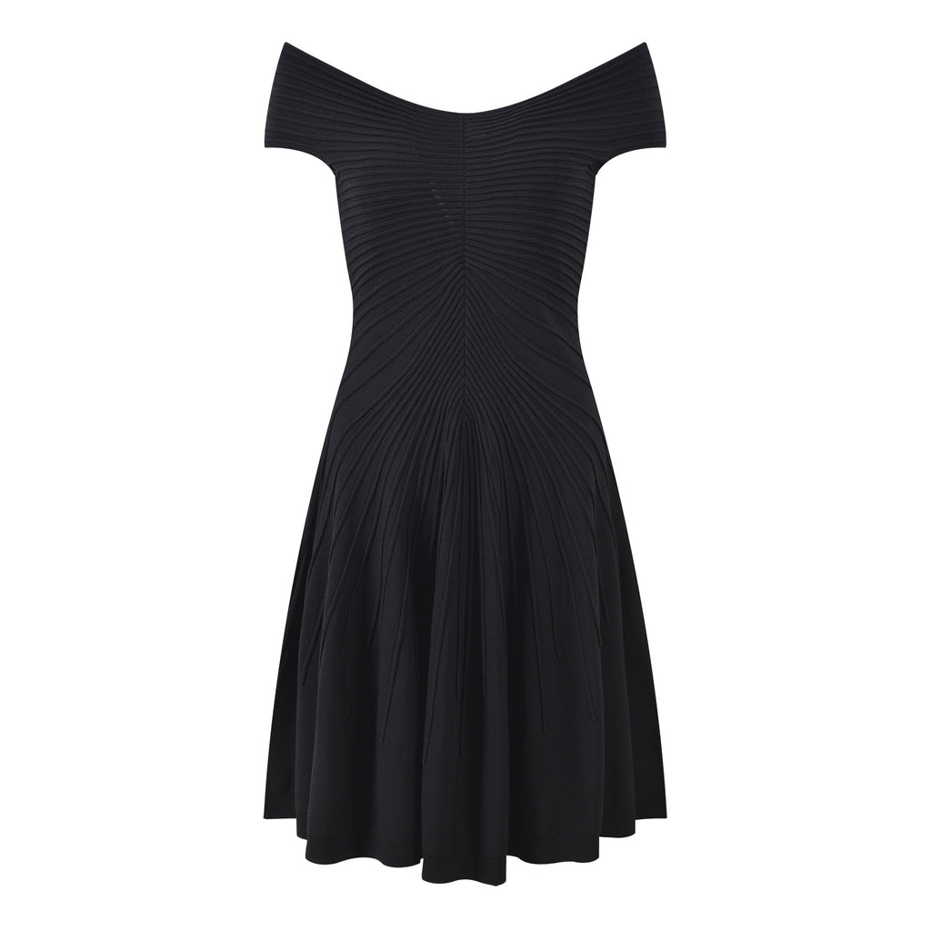 Sleeveless V-neck A-line dress