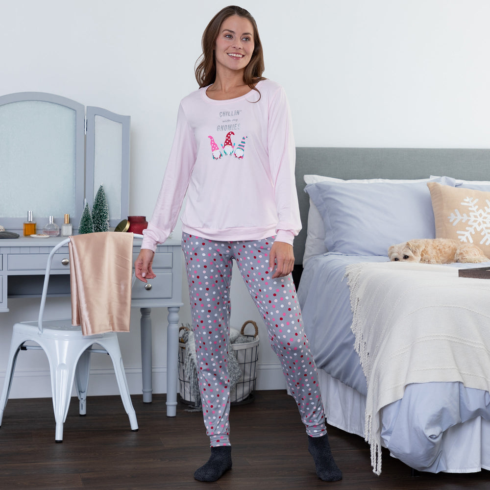 Merriest of Days Holiday Pajama Set - QueensalesOF