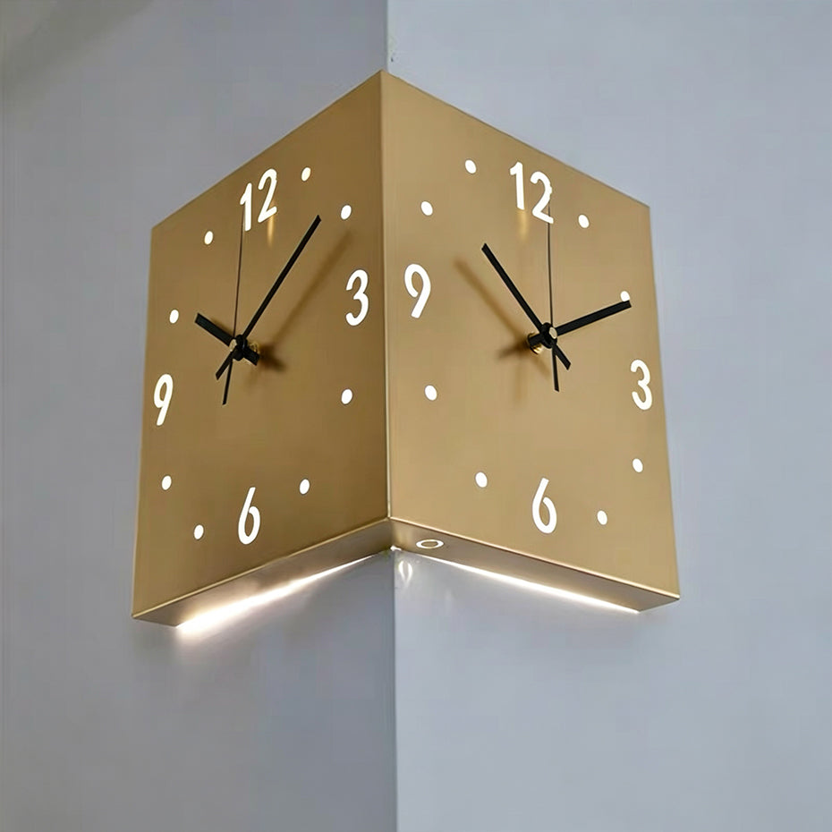 Reloj de Pared LED Minimalista — Doble Luz para Sala y Dormitorio - QueensalesOF