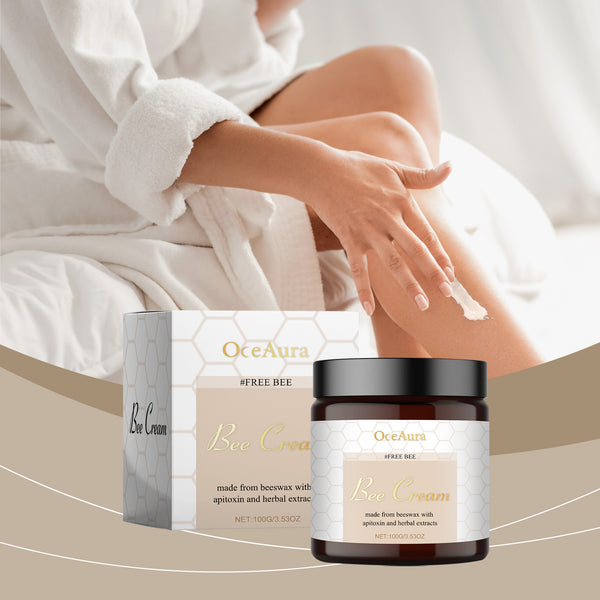 OceAura Bee Venom Care Cream Daily Body Skin Discomfort Moisturizing Moisturizing Massage Topical Cream - QueensalesOF