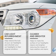 Homonth Car Headlight Repair Kit, Car Bright Retreading Agent, Light Scratch Yellow Retreading Crystal Plating Agent - QueensalesOF