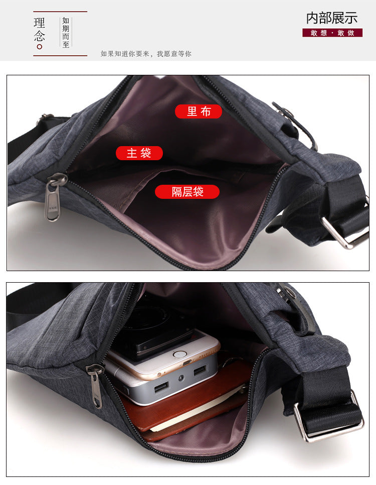 Bolso Cruzado de Nylon — Ligero, Moderno y Unisex - QueensalesOF