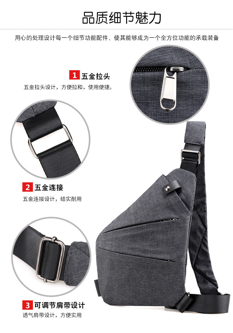 Bolso Cruzado de Nylon — Ligero, Moderno y Unisex - QueensalesOF
