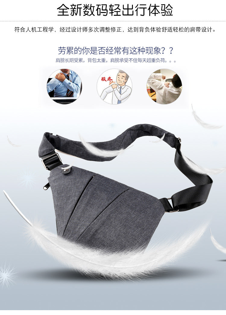 Bolso Cruzado de Nylon — Ligero, Moderno y Unisex - QueensalesOF