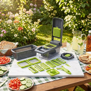 16-in-1 Vegetable Chopper PE+ABS Multi-Blade Kitchen Gadget for Home Cooking & Meal Prep