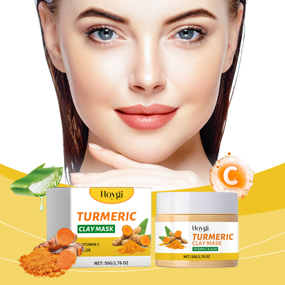 Mascarilla de Barro con Cúrcuma — Limpieza Profunda e Hidratación - QueensalesOF