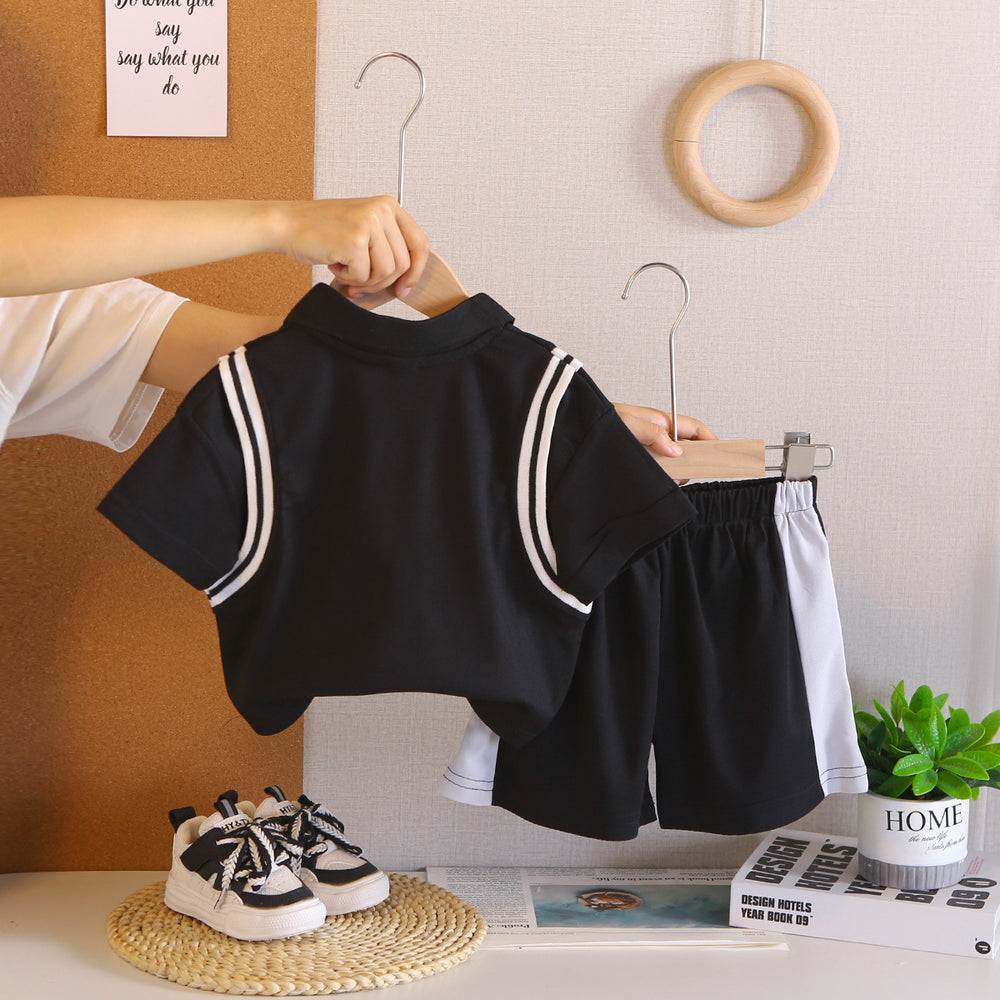 Set de Polo y Short para Bebé y Niño — Conjunto de Verano - QueensalesOF
