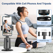 Trípode con Seguimiento Facial 360° — Control por Gestos y Control Remoto - QueensalesOF