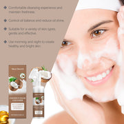Limpiador Facial de Coco — Espuma Suave para Poros - QueensalesOF