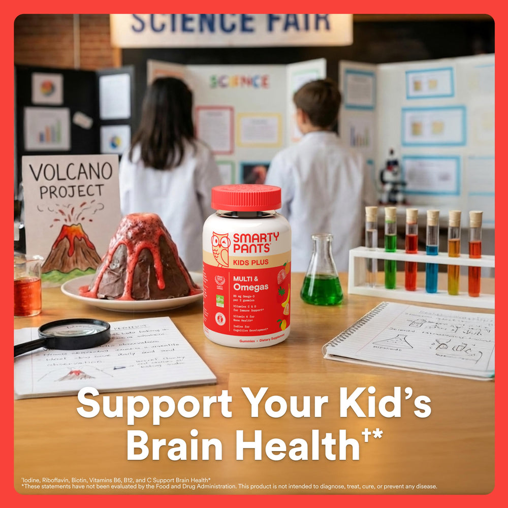 Multivitamínico Infantil en Gomitas SmartyPants — Con Omega 3 y Vitamina D - QueensalesOF