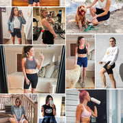 Shorts de Ciclismo para Mujer — Cintura Alta con Bolsillos - QueensalesOF