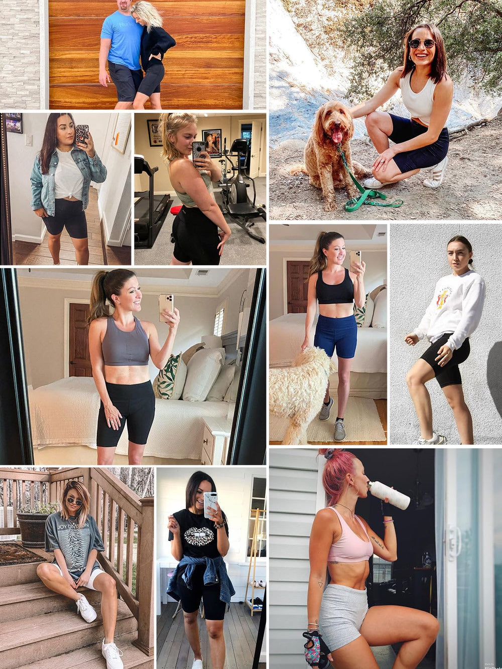 Shorts de Ciclismo para Mujer — Cintura Alta con Bolsillos - QueensalesOF