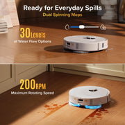 Robot Aspirador y Friegasuelos Roborock Qrevo S Pro — 18,500 Pa - QueensalesOF