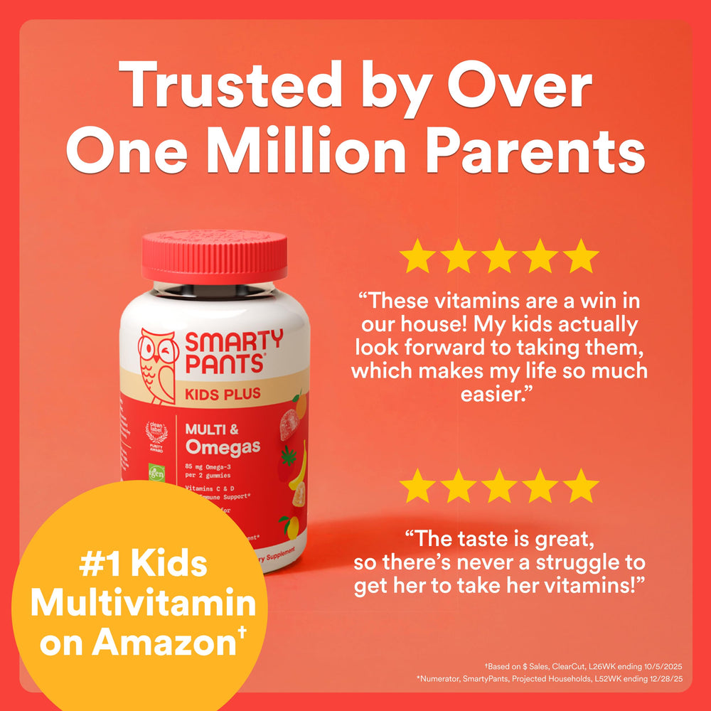 Multivitamínico Infantil en Gomitas SmartyPants — Con Omega 3 y Vitamina D - QueensalesOF