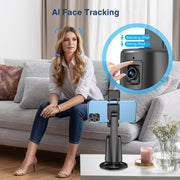 Trípode con Seguimiento Facial 360° — Control por Gestos y Control Remoto - QueensalesOF