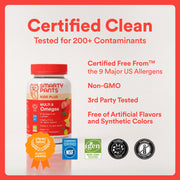 Multivitamínico Infantil en Gomitas SmartyPants — Con Omega 3 y Vitamina D - QueensalesOF