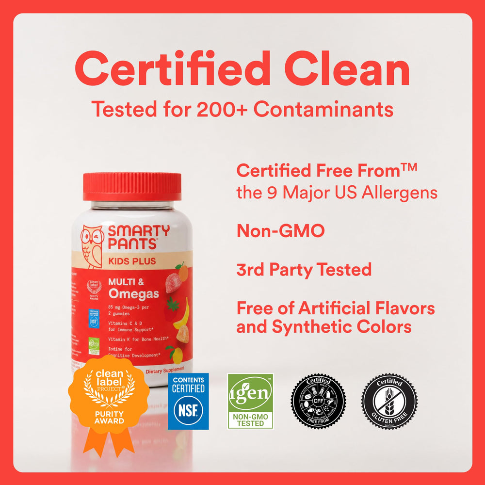 Multivitamínico Infantil en Gomitas SmartyPants — Con Omega 3 y Vitamina D - QueensalesOF