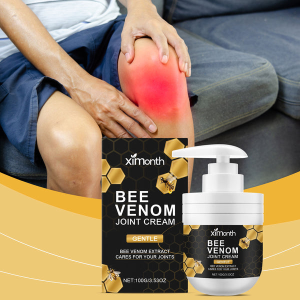 Ximonth Bee Venom Soothing Massage Cream, Moisturizes And Soothes Joint Discomfort With Daily Massage For Topical Treatment - QueensalesOF