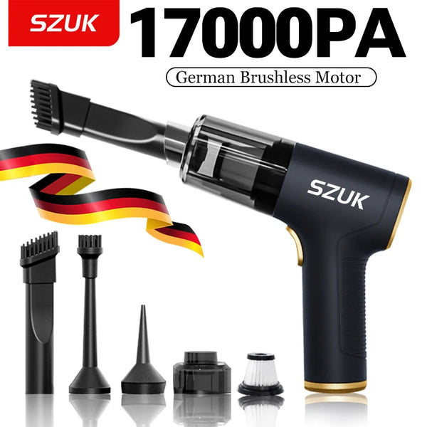 Cordless Handheld Car Vacuum – 17000PA Powerful Suction - QueensalesOF