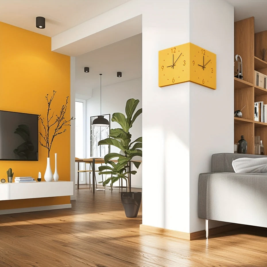 Reloj de Pared LED Minimalista — Doble Luz para Sala y Dormitorio - QueensalesOF