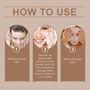 Limpiador Facial de Coco — Espuma Suave para Poros - QueensalesOF