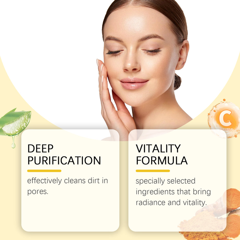 Mascarilla de Barro con Cúrcuma — Limpieza Profunda e Hidratación - QueensalesOF