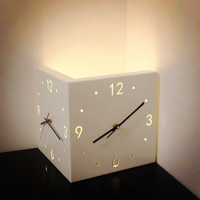 Reloj de Pared LED Minimalista — Doble Luz para Sala y Dormitorio - QueensalesOF