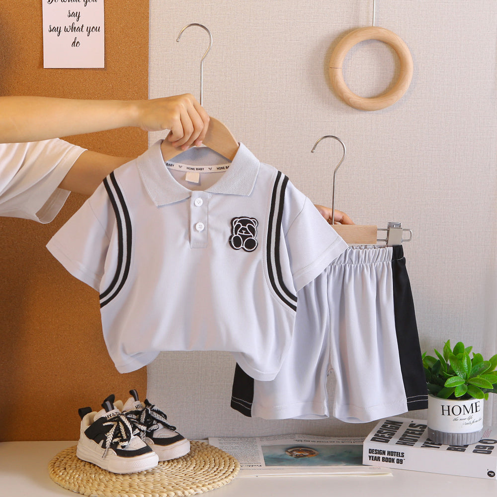 Set de Polo y Short para Bebé y Niño — Conjunto de Verano - QueensalesOF