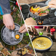 Kit de Cocina para Camping — Utensilios Portátiles y Ligeros - QueensalesOF