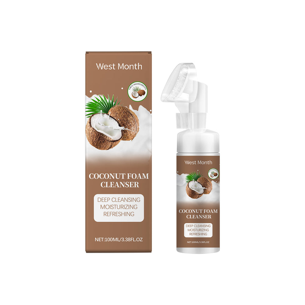Limpiador Facial de Coco — Espuma Suave para Poros - QueensalesOF