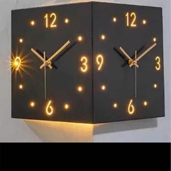 Reloj de Pared LED Minimalista — Doble Luz para Sala y Dormitorio - QueensalesOF