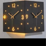 Reloj de Pared LED Minimalista — Doble Luz para Sala y Dormitorio - QueensalesOF