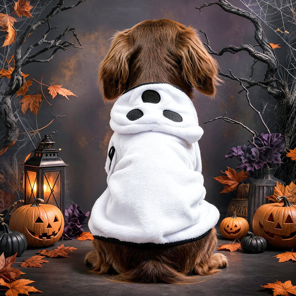 Halloween Pet Bath Towel Dog Cat Robe Sleepwear Bathing Towel Pet Supplies Small Dogs - QueensalesOF