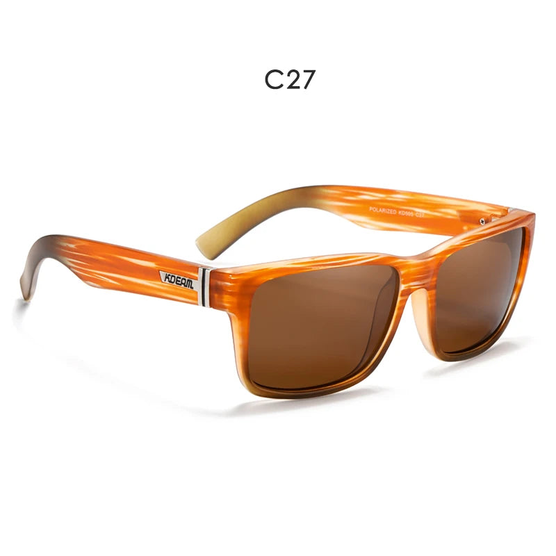 KDEAM Exclusive Sunglasses Polarized  for Men and Women Surfing Hiking Sports Sun Glasses New Translucent Blue of KD505 CE
