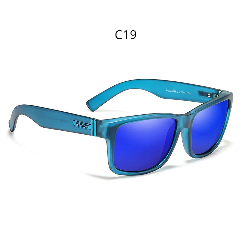 KDEAM Exclusive Sunglasses Polarized  for Men and Women Surfing Hiking Sports Sun Glasses New Translucent Blue of KD505 CE
