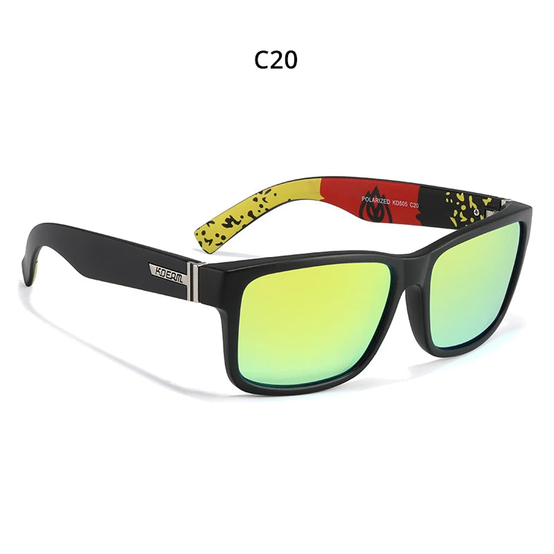 KDEAM Exclusive Sunglasses Polarized  for Men and Women Surfing Hiking Sports Sun Glasses New Translucent Blue of KD505 CE