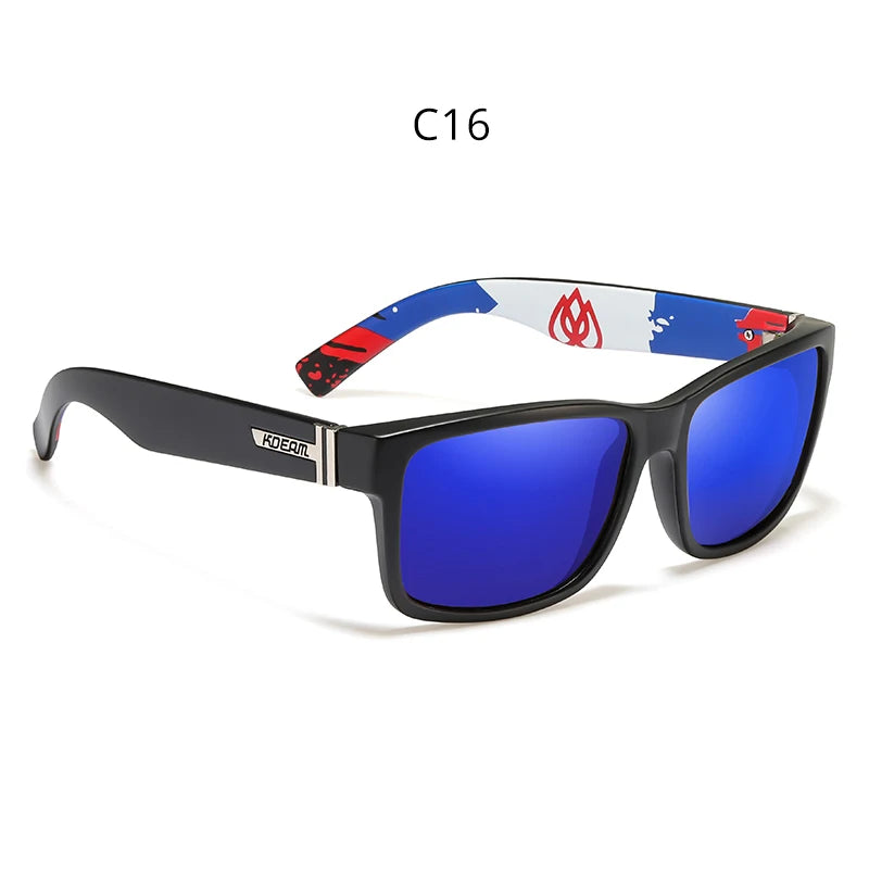 KDEAM Exclusive Sunglasses Polarized  for Men and Women Surfing Hiking Sports Sun Glasses New Translucent Blue of KD505 CE