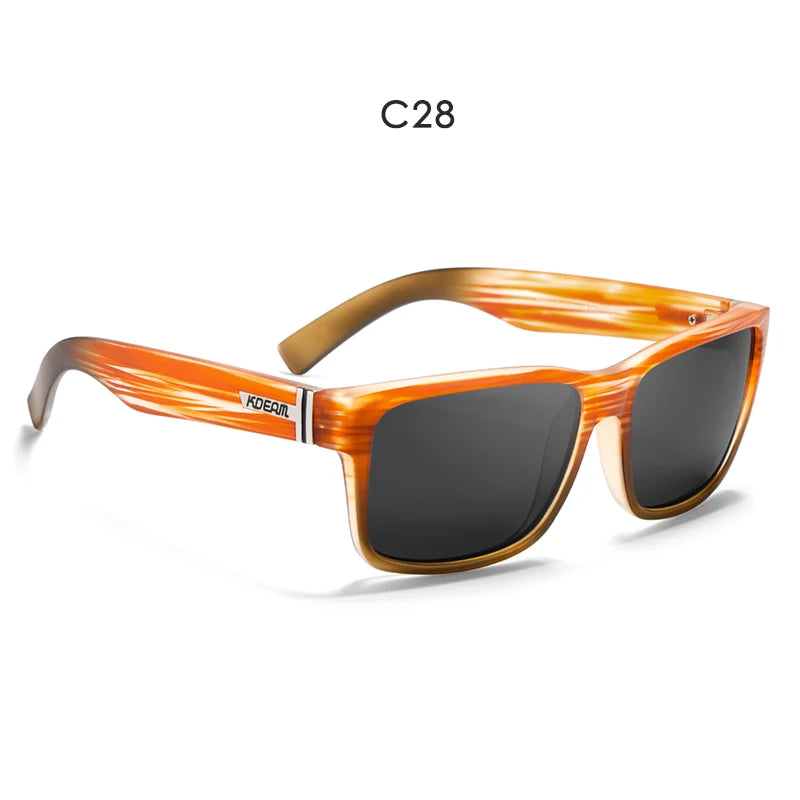 KDEAM Exclusive Sunglasses Polarized  for Men and Women Surfing Hiking Sports Sun Glasses New Translucent Blue of KD505 CE