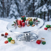 Aluminum Alloy cake turntable new baking tools DIY birthday cake turntable mold non-slip decorating table utensils
