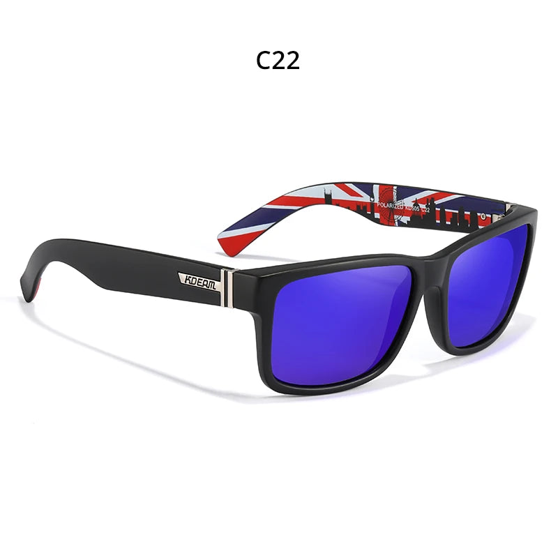 KDEAM Exclusive Sunglasses Polarized  for Men and Women Surfing Hiking Sports Sun Glasses New Translucent Blue of KD505 CE