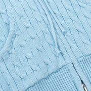 Long sleeve top korean fashion cropped cardigans women knit sweaters zipper up cute cardigan preppy style hooded sweater Autumn - QueensalesOF